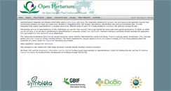 Desktop Screenshot of openherbarium.org